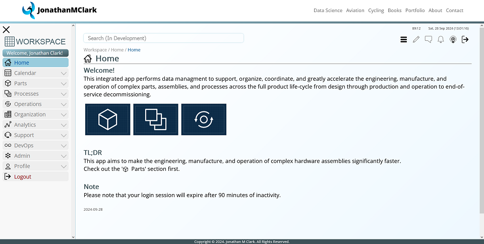 Image of Workspace Dashboard